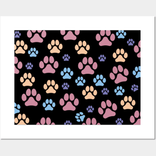 Cute Dog Paws Design Posters and Art